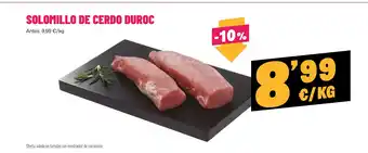 AhorraMas Solomillo de cerdo duroc oferta