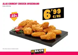 AhorraMas Alas crunchy chicken aviserrano oferta