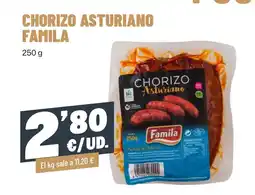AhorraMas Chorizo asturiano famila oferta