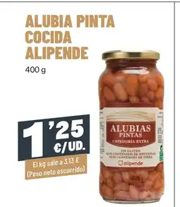 AhorraMas Alubia pinta cocida alipende oferta
