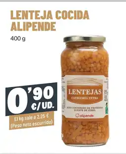 AhorraMas Lenteja cocida alipende oferta