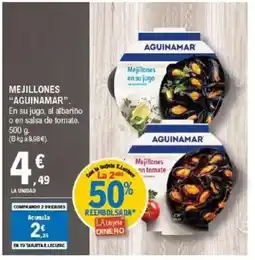E.Leclerc AGUINAMAR Mejillones oferta