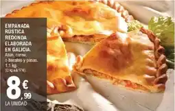 E.Leclerc Empanada rústica redonda elaborada en galicia oferta