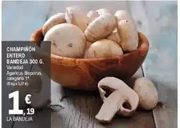 E.Leclerc Champiñón entero bandeja oferta