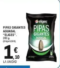E.Leclerc IFA ELIGES Pipas gigantes aguasal oferta