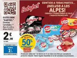 E.Leclerc BABYBEL Queso mini oferta