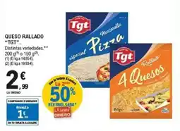 E.Leclerc TGT Queso rallado oferta