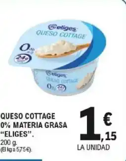 E.Leclerc IFA ELIGES Queso cottage 0% materia grasa oferta