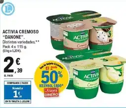E.Leclerc DANONE Activia cremoso oferta