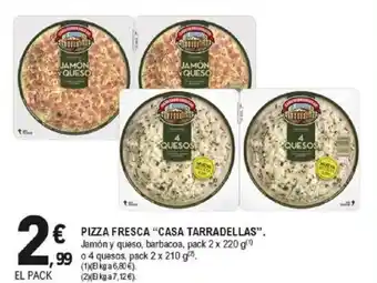E.Leclerc CASA TARRADELLAS Pizza fresca oferta