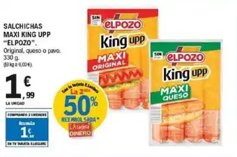 E.Leclerc ELPOZO Salchichas maxi king upp oferta