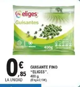 E.Leclerc IFA ELIGES Guisante fino oferta