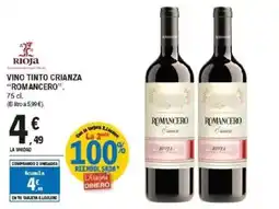 E.Leclerc ROMANCERO Vino tinto crianza oferta