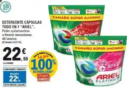 E.Leclerc ARIEL Detergente cápsulas todo en 1 oferta