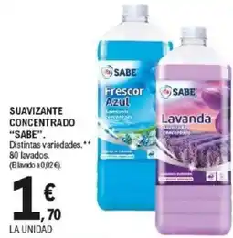 E.Leclerc IFA SABE Suavizante concentrado oferta