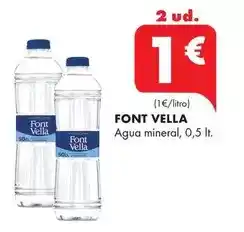 Supermercados Lupa Font vella - agua mineral oferta