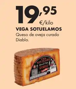 Supermercados Lupa VEGA SOTUELAMOS Queso de oveja curado Diablo. oferta