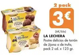 Supermercados Lupa La lechera - postre delicias de turrón de jijona o de trufa oferta