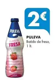 Supermercados Lupa Puleva - batido de fresa oferta