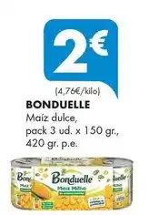 Supermercados Lupa Bonduelle - maíz dulce oferta
