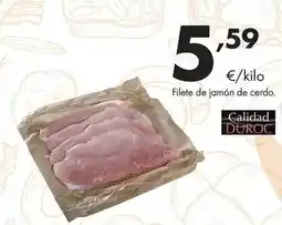 Supermercados Lupa Filete de jamón de cerdo oferta