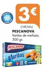 Supermercados Lupa Pescanova - varitas de merluza, 300 gr oferta