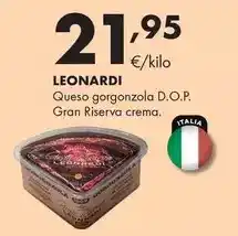 Supermercados Lupa Leonardi - queso gorgonzola d.o.p. gran riserva crema oferta