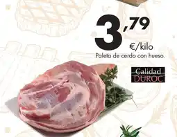 Supermercados Lupa Paleta de cerdo con hueso oferta