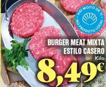 Gadis Mixta - burger meat estilo casero oferta