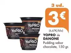 Supermercados Lupa Danone - yopro de pudding sabor chocolate oferta