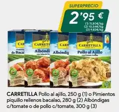 Masymas Carretilla - pollo al ajillo oferta