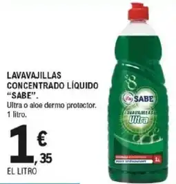 E.Leclerc IFA SABE Lavavajillas concentrado líquido oferta