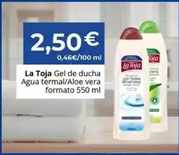 Sangüi La toja - gel de ducha agua termal/aloe vera oferta