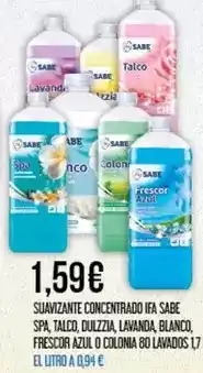 Claudio Ifa sabe - suavizante concentrado oferta