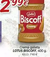 Alsara Supermercados Lotus - biscoff crema galleta oferta