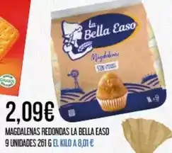 Claudio La bella easo - magdalenas redondas oferta