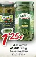 Alsara Supermercados Alsur - judías verdes anchas o finas oferta