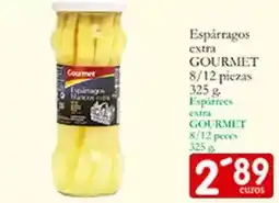 Supermercados Bip Bip Gourmet - espárragos extra oferta