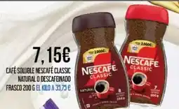 Claudio Nescafé - cafe soluble classic natural o descafeinado oferta