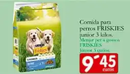 Supermercados Bip Bip Friskies - comida para perros junior oferta