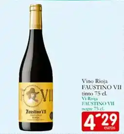 Supermercados Bip Bip Faustino vii - vino rioja tinto oferta