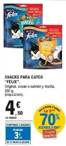 E.Leclerc FELIX Snacks para gatos oferta