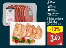 ALDI Filetes de lomo adobados oferta