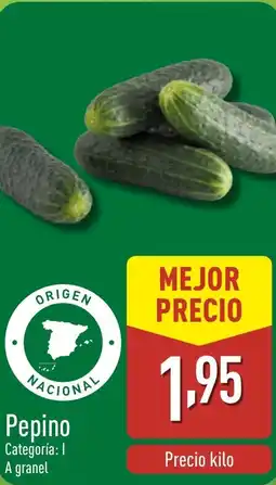 ALDI Pepino oferta