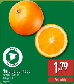 ALDI Naranja de mesa oferta