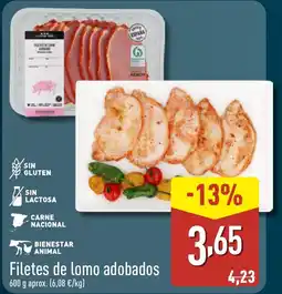 ALDI Filetes de lomo adobados oferta