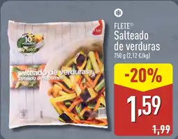 ALDI FLETE Salteado de verduras oferta