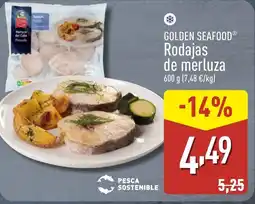 ALDI GOLDEN SEAFOOD Rodajas de merluza oferta