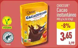 ALDI CHOCEUR Cacao instantáneo oferta