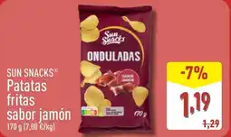 ALDI SUN SNACKS Patatas fritas sabor jamón oferta